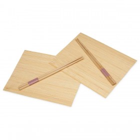 Set per Sushi Kinvara BM-001 Legno Bambù 24 x 18 cm 24 x 0,5 x 0,5 cm (24 Unità)