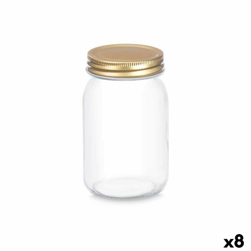 Vaso Vivalto CWDH03-8PK Trasparente Dorato 500 ml (8 Unità)