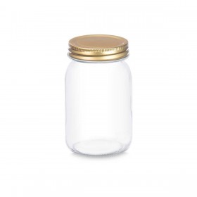 Vaso Vivalto CWDH03-8PK Trasparente Dorato 500 ml (8 Unità)