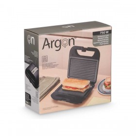 Piastra Grill Elettrica Argon K-901B/G Nero Acciaio 750 W