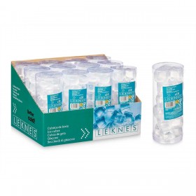 Cubetti refrigeranti riutilizzabili Leknes TK22008 Trasparente Polietilene Acqua distillata 6,5 x 16 x 6,5 cm 18 Pezzi (12 Unità