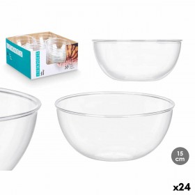 Set di Ciotole Leknes CK80678 Trasparente Plastica 700 ml 15,2 x 7 x 15,2 cm (24 Unità)