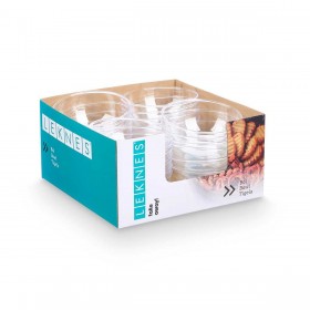 Set di Ciotole Leknes CK80678 Trasparente Plastica 700 ml 15,2 x 7 x 15,2 cm (24 Unità)
