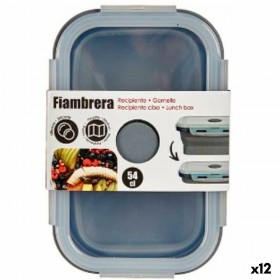 Porta pranzo Kinvara CH19130-1 Grigio Trasparente ABS 540 ml (12 Unità)