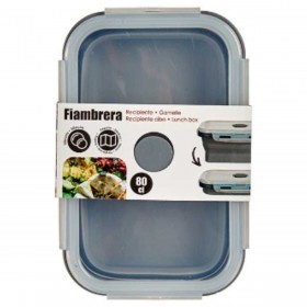 Porta pranzo Kinvara CH19130-2 Grigio Trasparente ABS 800 ml (6 Unità)