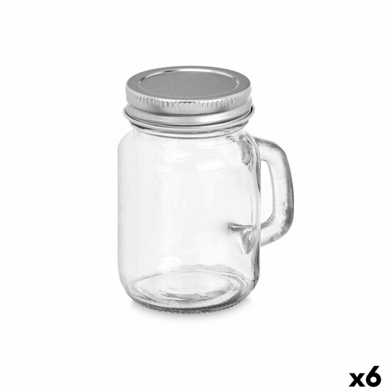 Vaso Vivalto 01-0906 Trasparente Argentato 120 ml (6 Unità)