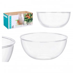 Set di piatti Leknes CK80678-1 Trasparente Plastica 3,5 L 25,5 x 12,5 x 25,5 cm (12 Unità)