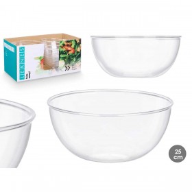 Set di piatti Leknes CK80678-1 Trasparente Plastica 3,5 L 25,5 x 12,5 x 25,5 cm (12 Unità)