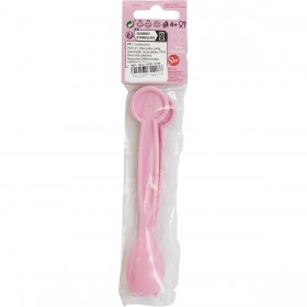Servizio di Posate Minnie Mouse CZ11401 Rosa Plastica 2 Pezzi