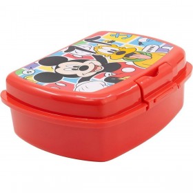Portamerenda Mickey Mouse CZ11370 Rosso Plastica