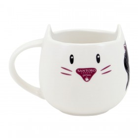 Tazza con Piatto Gorjuss Ruby wild Grigio Ceramica Sottobicchieri Tazza