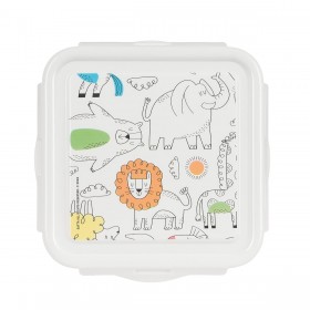 Porta pranzo Safta Zoo Beige 13 x 7.5 x 13 cm