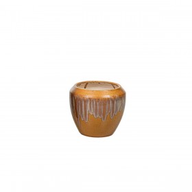 Vaso Romimex Giallo Porcellana 25 x 21 x 25 cm