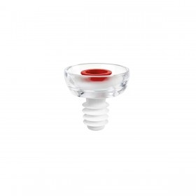 Tappo Sottovuoto per Vino Guzzini Save it Rosso Trasparente Plastica