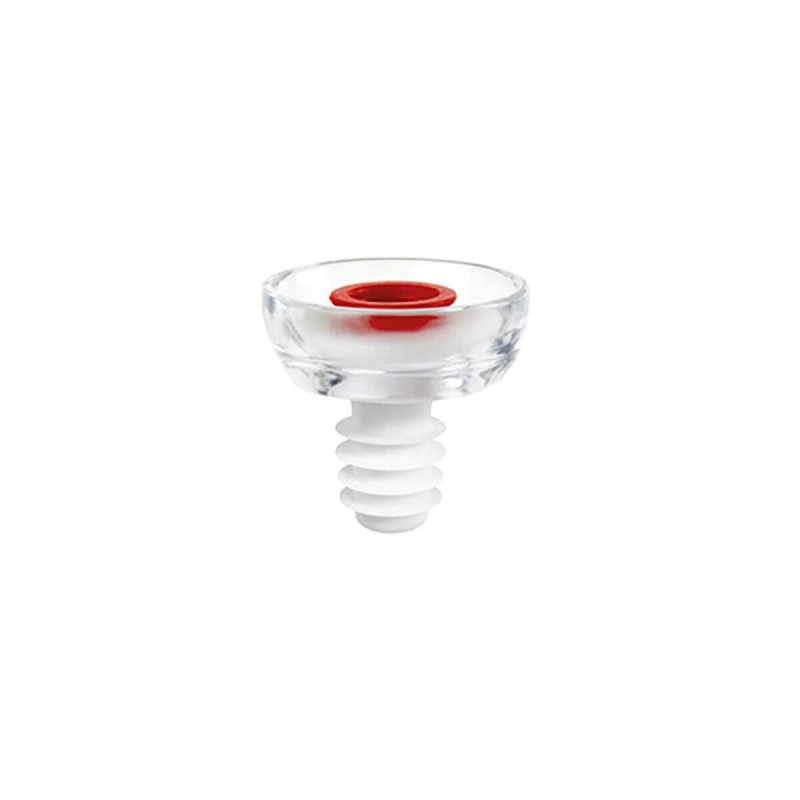 Tappo Sottovuoto per Vino Guzzini Save it Rosso Trasparente Plastica