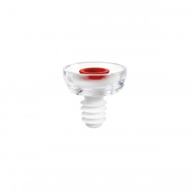 Tappo Sottovuoto per Vino Guzzini Save it Rosso Trasparente Plastica