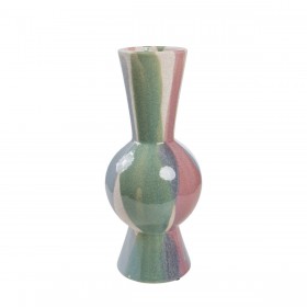 Vaso Romimex Multicolore Ceramica 24,5 x 3 x 33,5 cm
