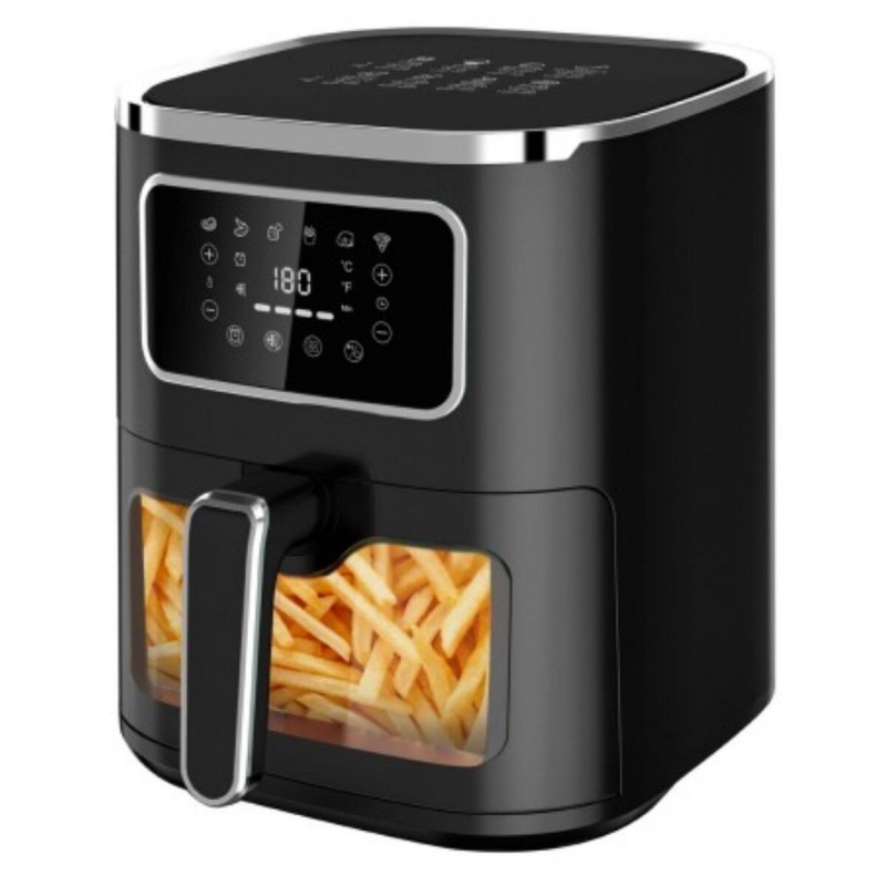Friggitrice ad Aria Silver Electronics Dublin IP501AP Nero Acciaio 1450 W 5 L