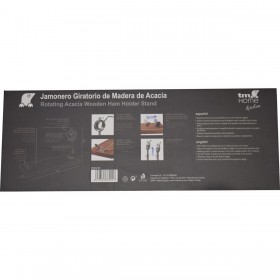 Porta Prosciutto di Legno TM Home 20 x 54 cm
