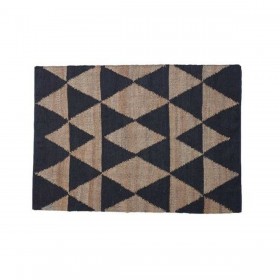 Tappeto Romimex Nero Naturale 160 x 230 x 2 cm