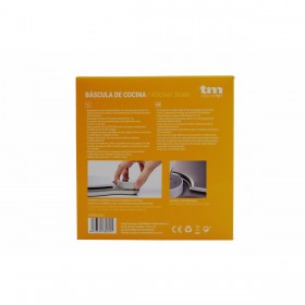 bilancia da cucina TM Electron Grigio 5 kg (171 x 184 x 31,5 mm)