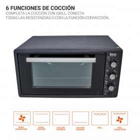 Forno a Convenzione TM Electron 45 L 45 L 200ºC