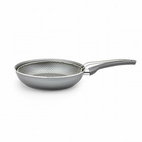 Padella per Friggere con Cestino TM Home Ø 24 cm Alluminio