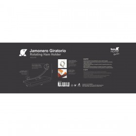 Porta Prosciutto di Legno TM Home Marrone scuro