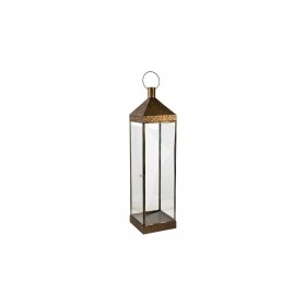 Lanterna Romimex Antique Marrone Metallo 20 x 65 x 20 cm