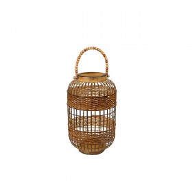 Lanterna Romimex Antique Marrone Metallo 22 x 28 x 22 cm