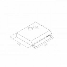 Cappa Classica Oceanic OCEAHC205S Grigio 205 m3/h