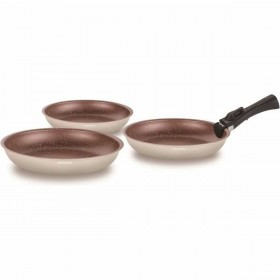 Set di padelle Arthur Martin Crema Alluminio Ø 24 cm Ø 20 cm Ø 28 cm (3 Unità)