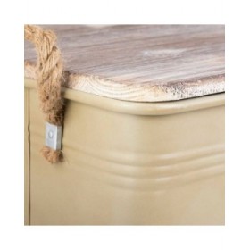 Comodino Alexandra House Living Verde 34 x 34 x 55 cm