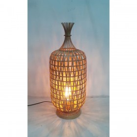 Lampada da tavolo Romimex Marrone Metallo 23 x 60 x 23 cm