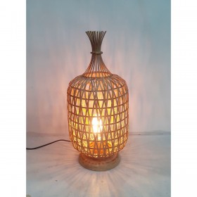 Lampada da tavolo Romimex Marrone Metallo 23 x 50 x 23 cm