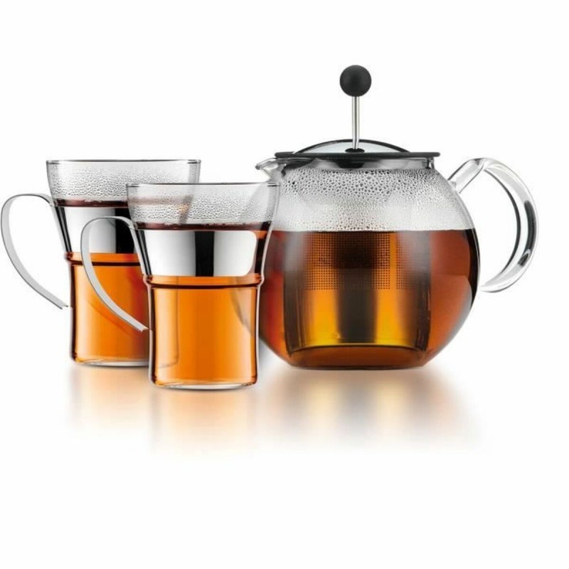 Caffettiera a Stantuffo Bodum Trasparente Acciaio 1 L 0,35 L (6 Unità)