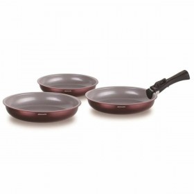 Padella Arthur Martin Prune Alluminio Ø 24 cm Ø 20 cm Ø 28 cm (3 Unità)