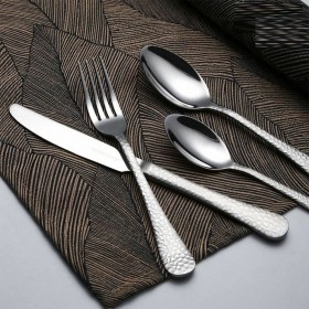 Posate Arthur Martin AM4463 Grigio Acciaio inossidabile 24 Pezzi