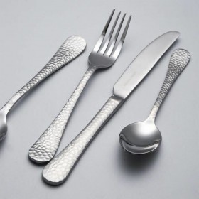 Posate Arthur Martin AM4463 Grigio Acciaio inossidabile 24 Pezzi