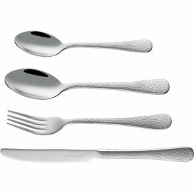 Posate Arthur Martin AM4463 Grigio Acciaio inossidabile 24 Pezzi