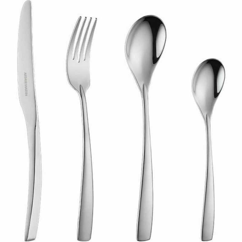Posate Arthur Martin AM3630 Grigio Acciaio inossidabile 24 Pezzi