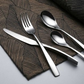 Posate Arthur Martin AM3630 Grigio Acciaio inossidabile 24 Pezzi