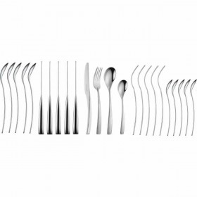 Posate Arthur Martin AM3630 Grigio Acciaio inossidabile 24 Pezzi