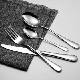 Posate Arthur Martin AM2202 Grigio Acciaio inossidabile 24 Pezzi