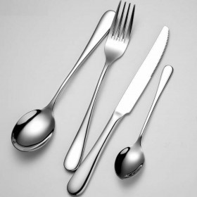 Posate Arthur Martin AM2202 Grigio Acciaio inossidabile 24 Pezzi