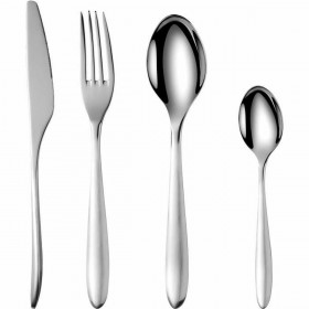 Posate Arthur Martin AM0211 Grigio Acciaio inossidabile 24 Pezzi