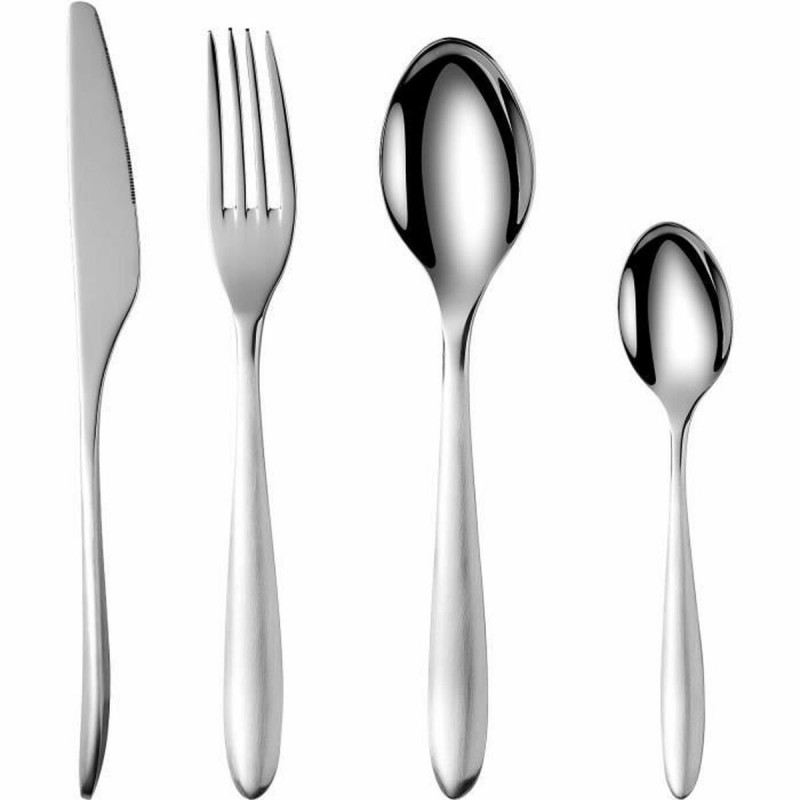 Posate Arthur Martin AM0211 Grigio Acciaio inossidabile 24 Pezzi