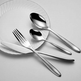 Posate Arthur Martin AM0211 Grigio Acciaio inossidabile 24 Pezzi