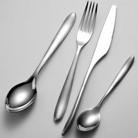 Posate Arthur Martin AM0211 Grigio Acciaio inossidabile 24 Pezzi
