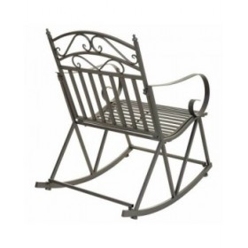 Sedia a dondolo Alexandra House Living Marrone Ferro 24 x 45 x 24 cm